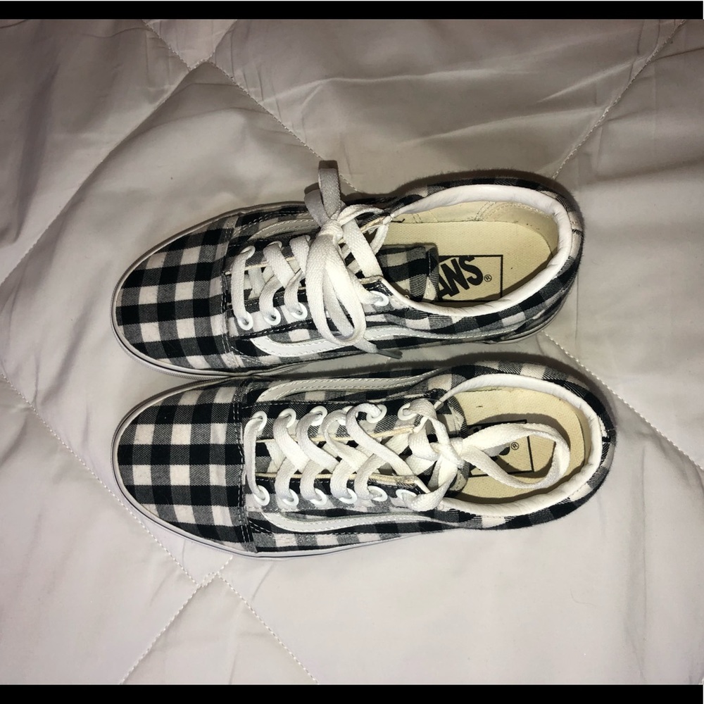 Gingham Print Vans